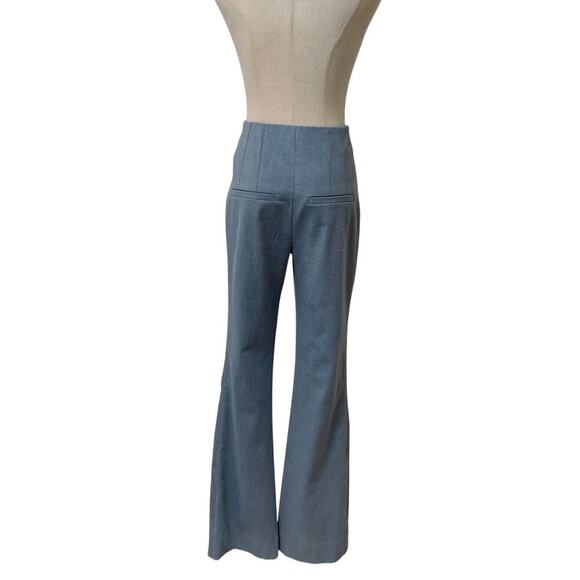 Veronica Beard Hawthorne Denim Pant Stretch-Denim Kick-Flare Pant US 6 - Picture 7 of 11
